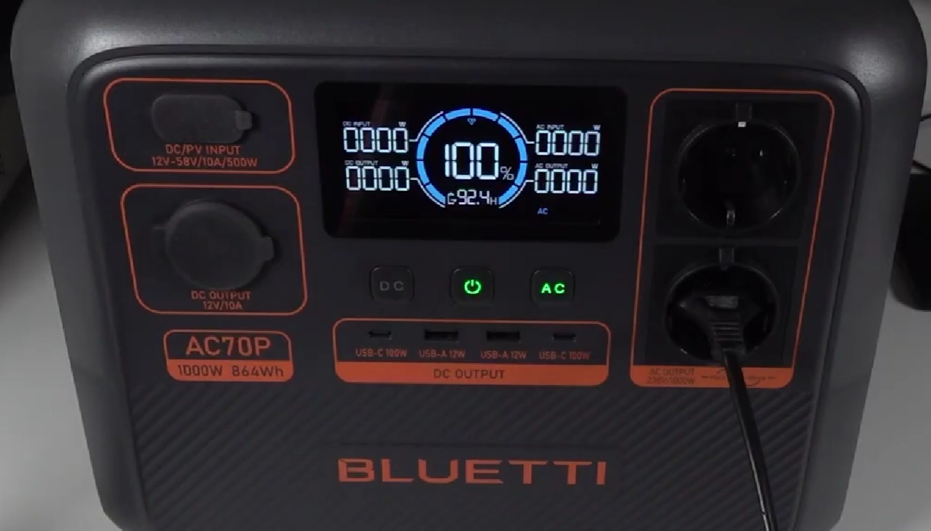 Bluetti Power Stations — Review and Comparison of the AC70P, AC180P, and AC200MAX Models in 2026 3 Bluetti AC70P